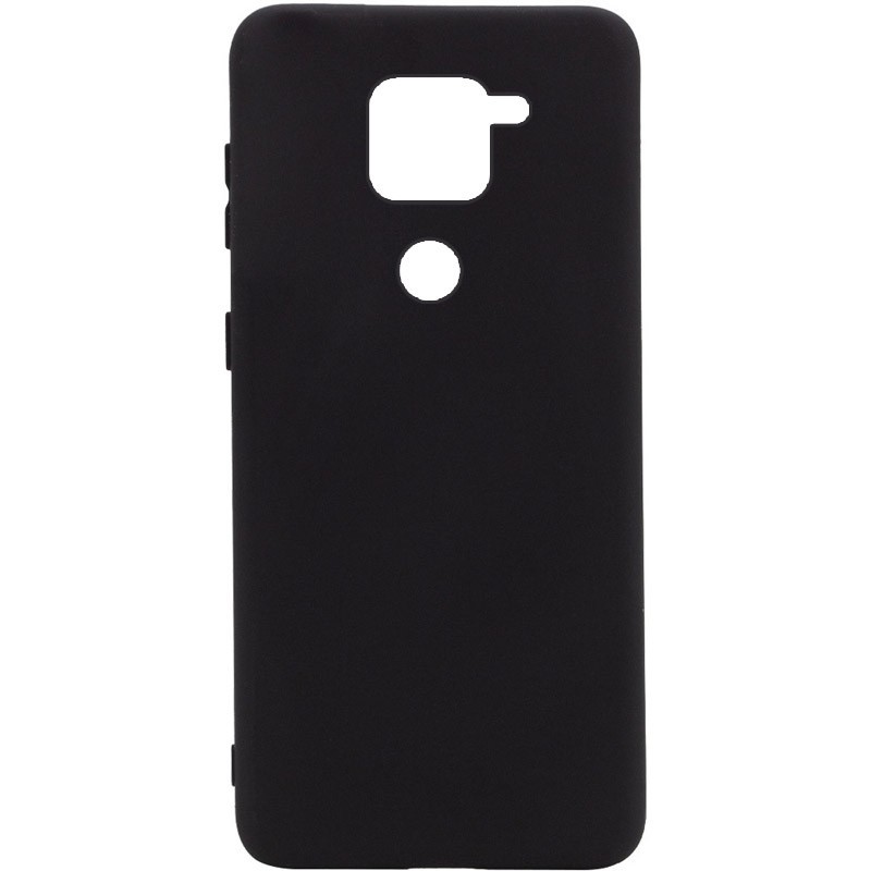 Silicone Cover Full without Logo (A) для Xiaomi Redmi Note 9/Redmi 10X (Black)-0