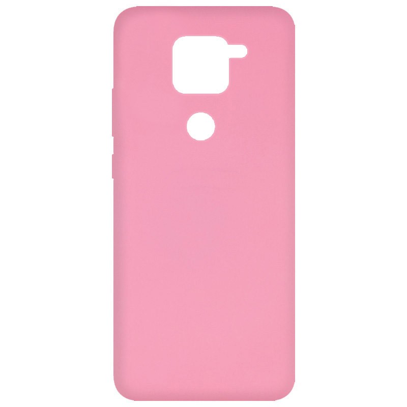 Silicone Cover Full without Logo (A) для Xiaomi Redmi Note 9/Redmi 10X (Pink)-0