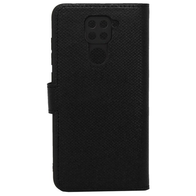 Книжка Bring Joy для Xiaomi Redmi Note 9  чорний карбон-1
