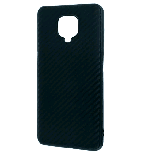 Накладка Carbon для Xiaomi Redmi Note 9s/Pro/Pro Max (Black)-0