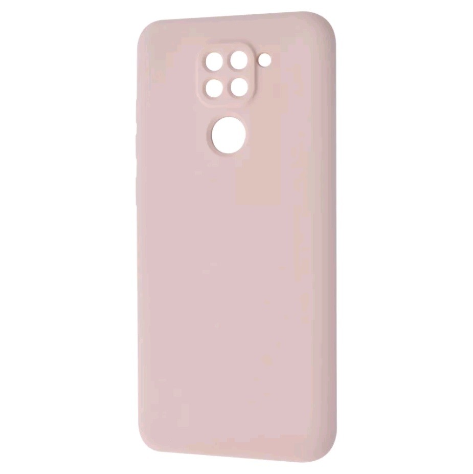 Silicone Cover Full Camera without Logo (A) для Xiaomi Note 9 Pink Sand-0