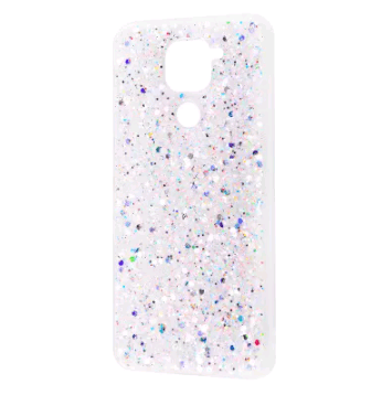 Накладка Diamond для Xiaomi Redmi Note 9 (white)-0