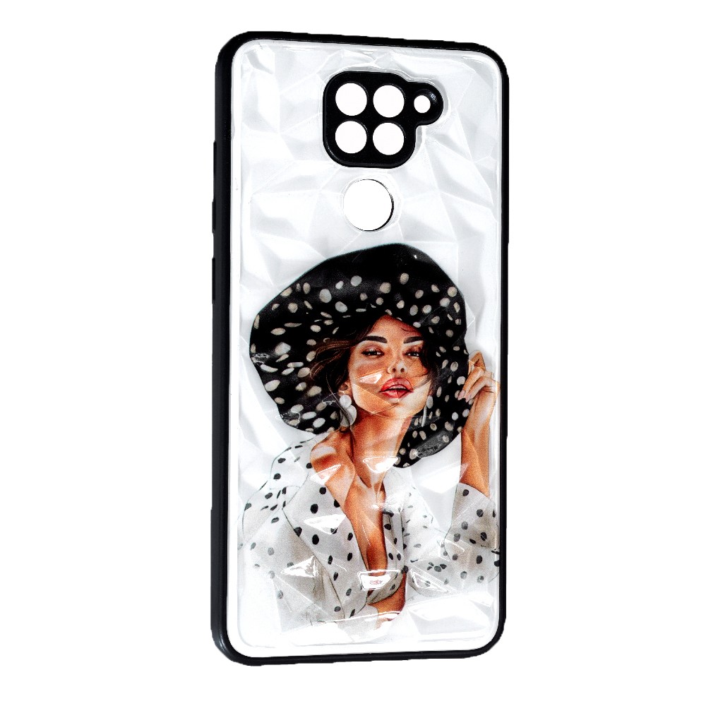 Накладка Ladies Camera для Xiaomi Redmi Note 9  Girl in a hat-0