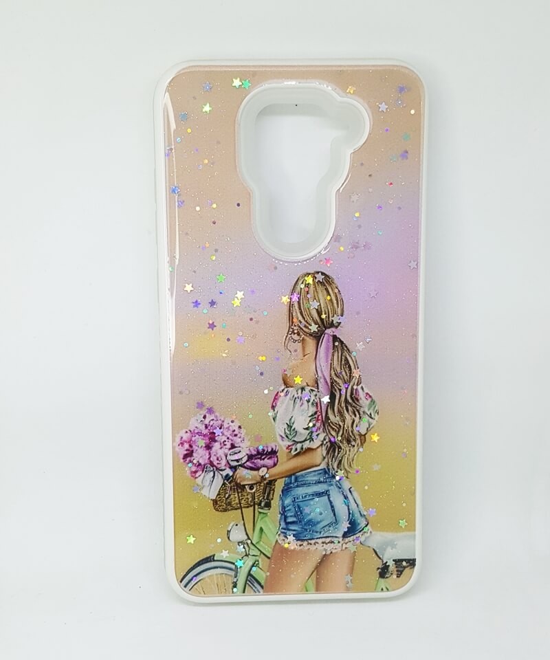 Накладка Mix Art Armor для Xiaomi Redmi Note 9 Дівчина з велосипедом-0