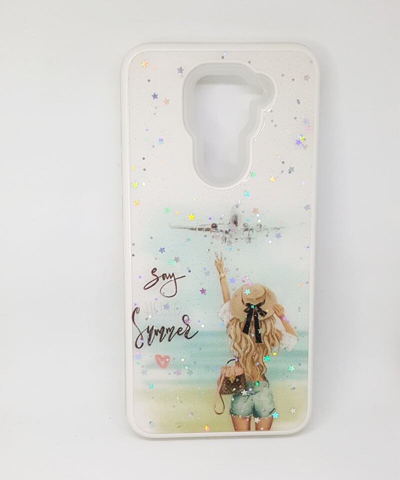 Накладка Mix Art Armor для Xiaomi Redmi Note 9 Дівчина з літаком-0