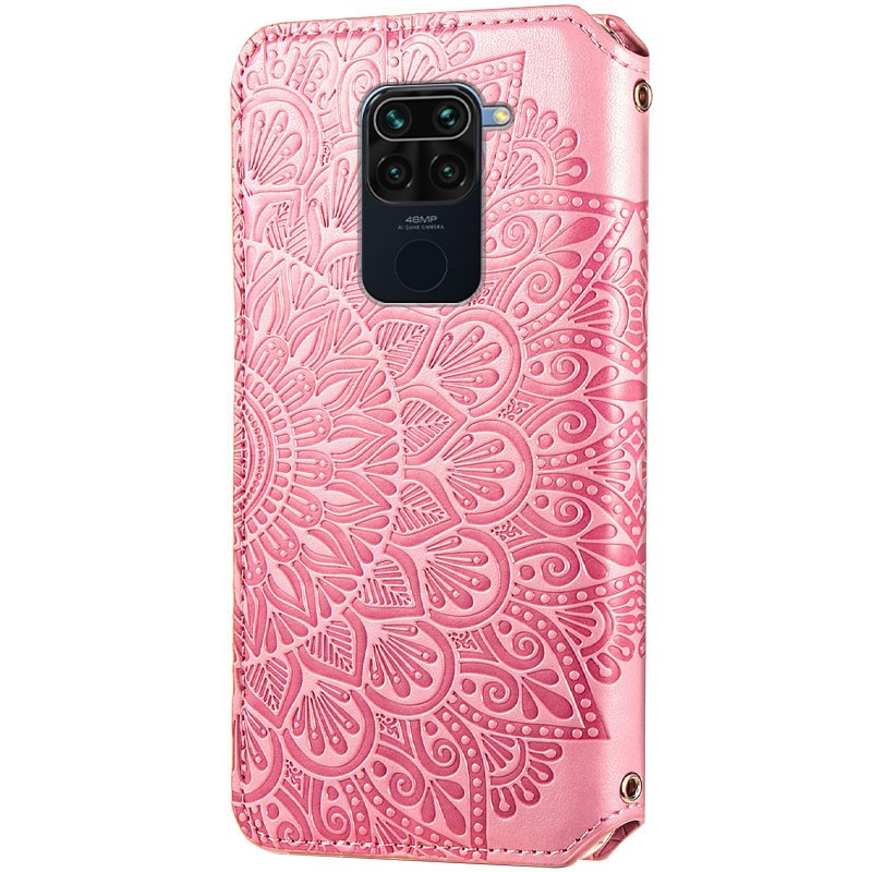 Книжка GETMAN Mandala для Xiaomi Redmi Note 9/Redmi 10X рожева-1