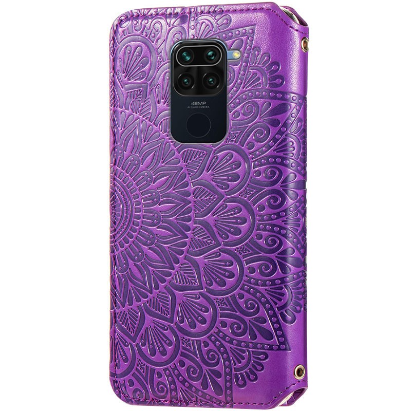 Книжка GETMAN Mandala для Xiaomi Redmi Note 9/Redmi 10X фіолетова-1