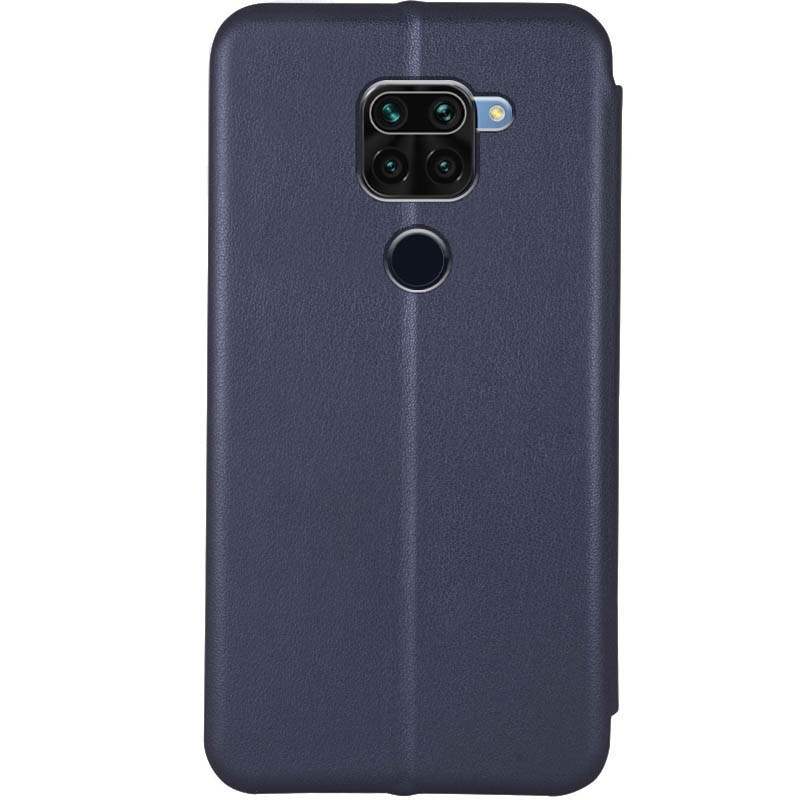 Книжка Premium для Xiaomi Redmi Note 9 темно-синя-1