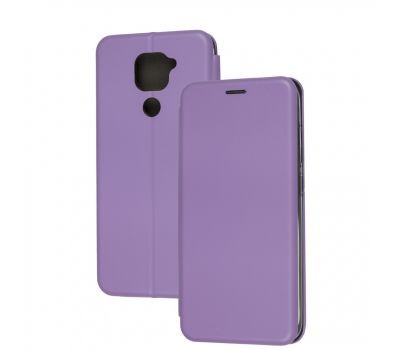Книжка Premium для Xiaomi Redmi Note 9 світло-бузкова-0