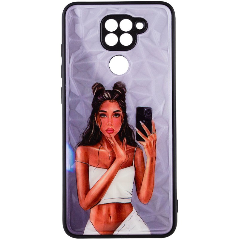 Накладка Ladies Camera для Xiaomi Note 9 Black in white-0