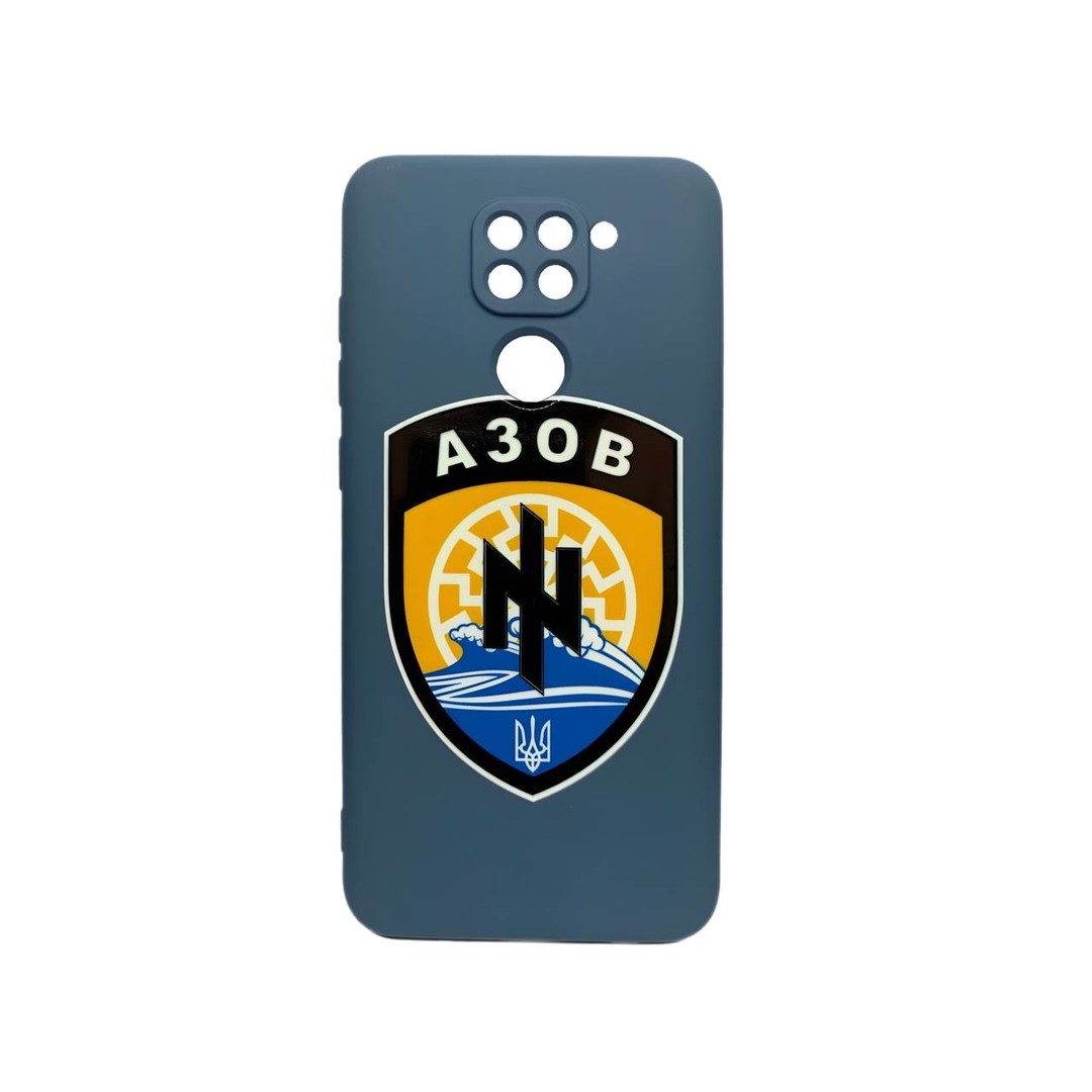 Накладка  WAVE Patriot Case для Xiaomi Note 9 (Azov)-0