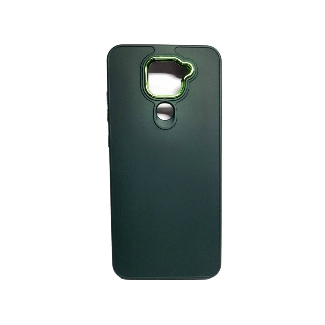 Накладка Matte Colorful Metal Frame Xiaomi Note 9 (Green)-0