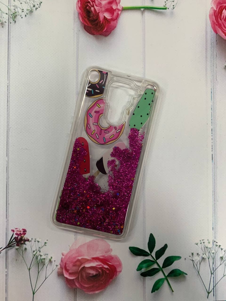 Накладка Fluid Painted для Xiaomi Redmi Note 9 "Морозиво" (переливається)-0