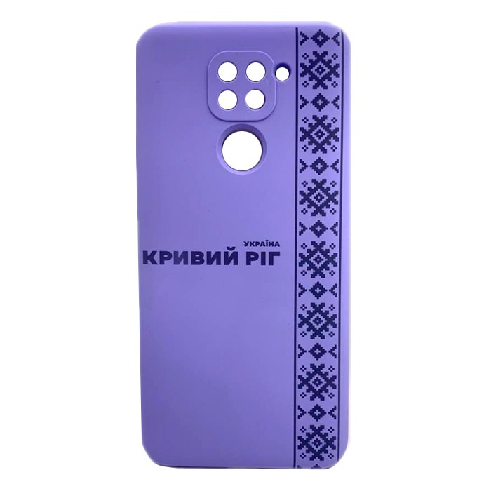Накладка Wave Ukrainian cities для Xiaomi Note 9 (Кривий Ріг, бузковий)-0