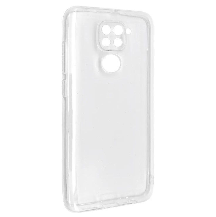 Накладка Molan Cano Glossy Jelly для Xiaomi Note 9  прозора з блискітками-0
