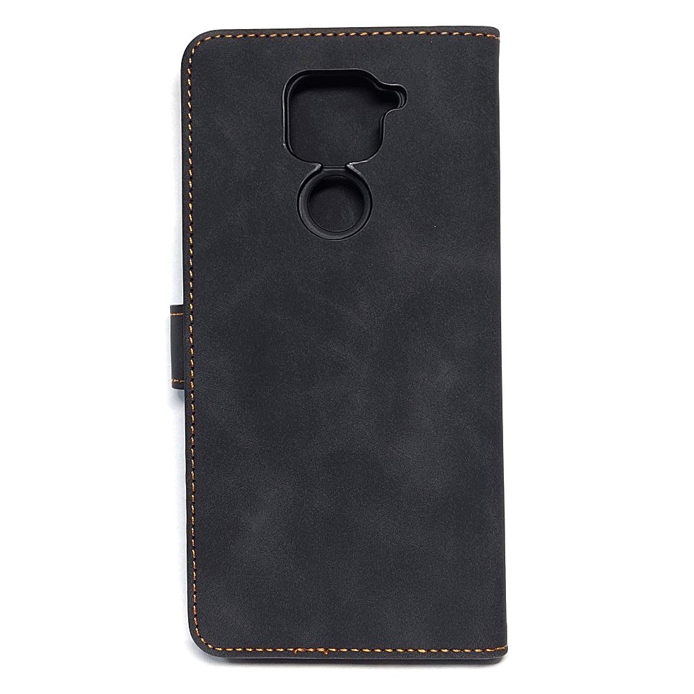 Книжка Cover Stylish Slot Matte для Xiaomi Redmi Note 9 (Чорна)-1