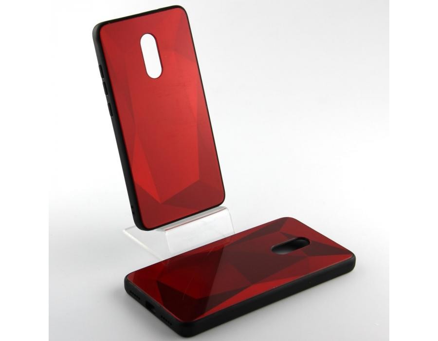 Накладка ROCK 3D Crystal  для Xiaomi Redmi Note 4X червона-0