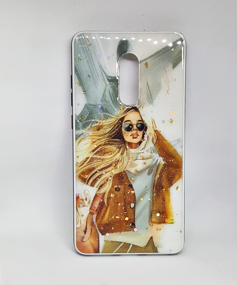 Накладка Mix Art для Xiaomi Redmi Note 4/4X Дівчина в окулярах з довгим волоссям-0