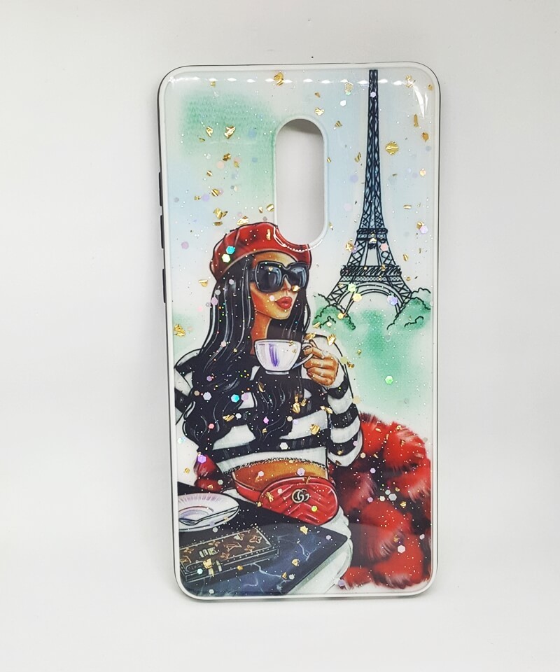 Накладка Mix Art для Xiaomi Redmi Note 4/4X  Дівчина п`є каву в Парижі-0