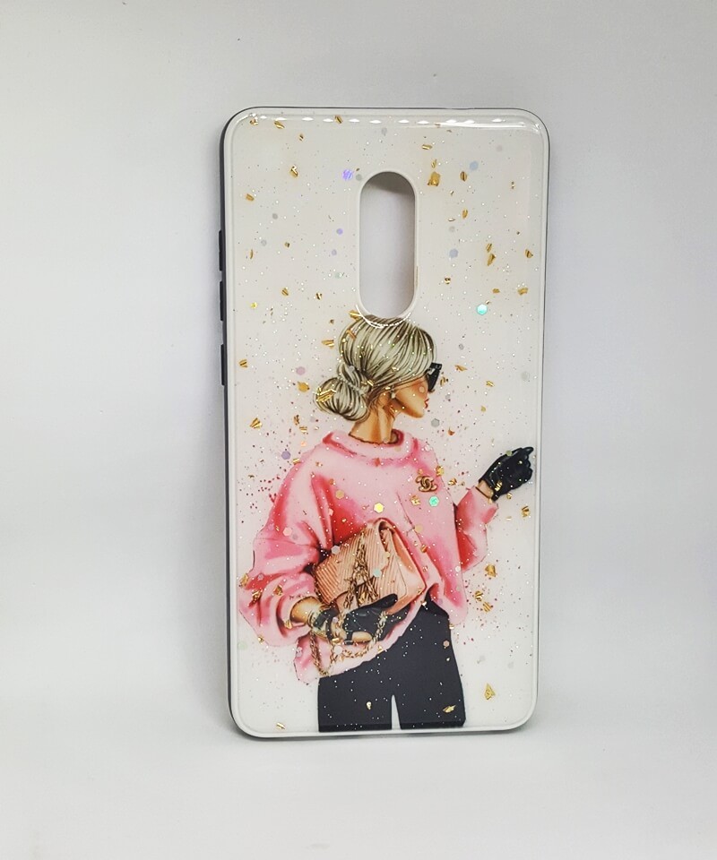 Накладка Mix Art для Xiaomi Redmi Note 4/4X  Дівчина в рожевому світшоті-0