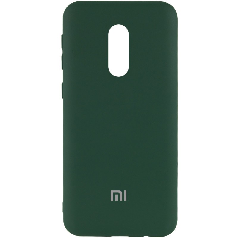 Silicone Cover My Color Full Protective (A) для Xiaomi Redmi Note 4X/Note 4 (Dark green)-0
