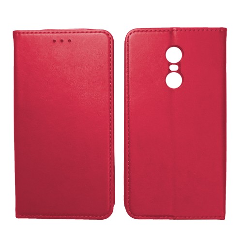 Книжка Black TPU Magnet для Xiaomi Redmi Note 4X / Note 4 рожева-0