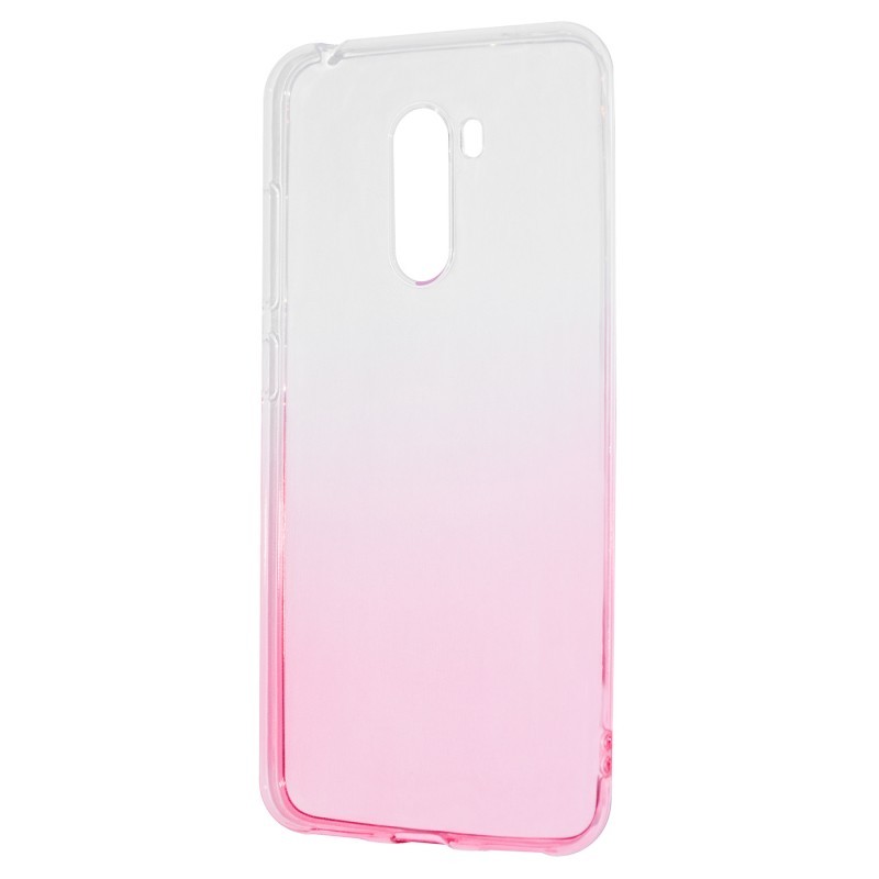 Накладка Gradient для Xiaomi POCOPHONE F1 біло-рожева 0.5 mm-0