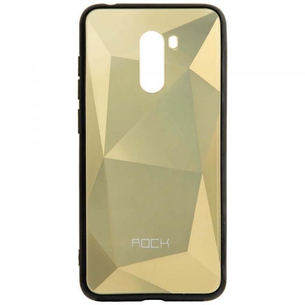 Накладка ROCK 3D Crystal  для XIAOMI Pocofone F1 Золото-0