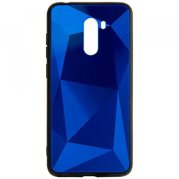 Накладка ROCK 3D Crystal для XIAOMI Pocofone F1 синя-0