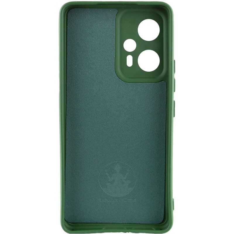 Silicone Case Full Protective No Logo для Xiaomi Note 12 Turbo/Poco F5 (Dark green)-1