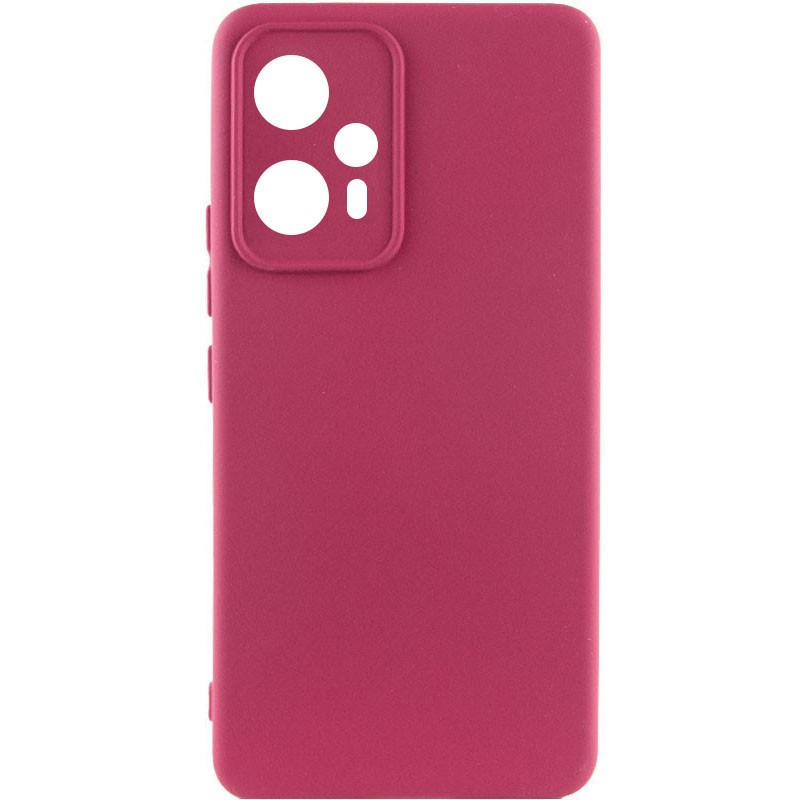 Silicone Case Full Protective No Logo для Xiaomi Note 12 Turbo/Poco F5 (Marsala)-0