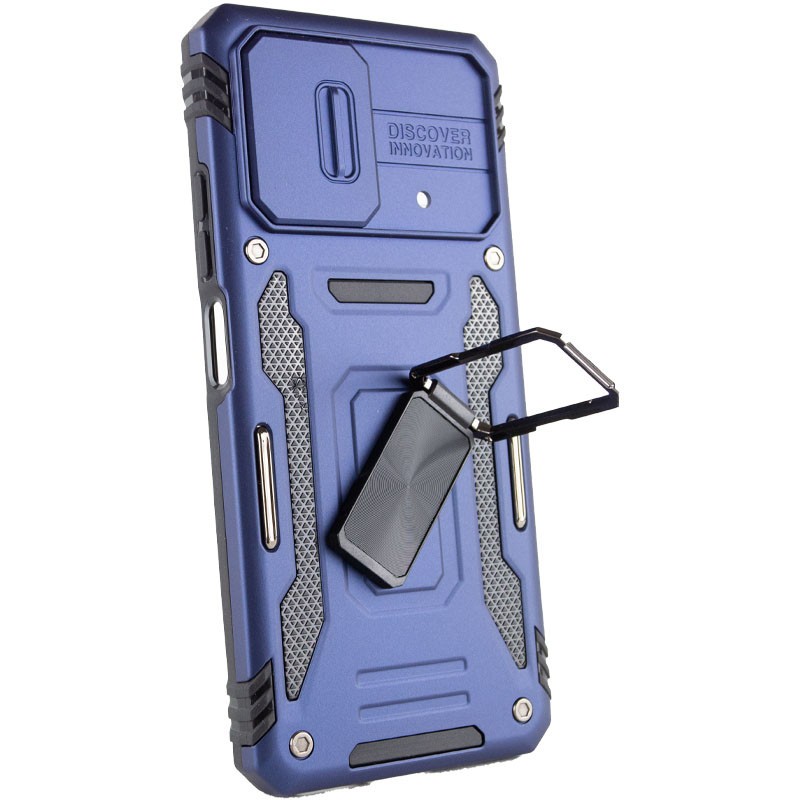 Накладка Camshield Army Ring для Xiaomi Note 12 Turbo/Poco F5 Синя-1