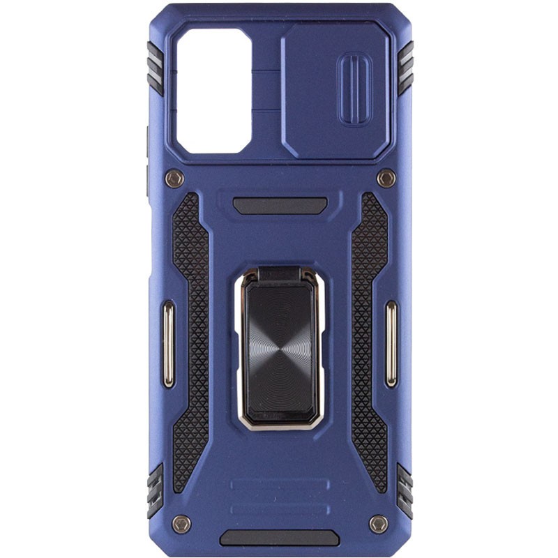 Накладка Camshield Army Ring для Xiaomi Note 12 Turbo/Poco F5 Синя-0