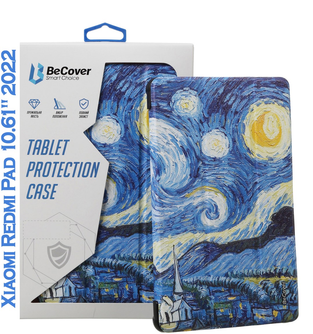 Чохол-книжка BeCover Smart Case для Xiaomi Redmi Pad 10.61" 2022 Night-0