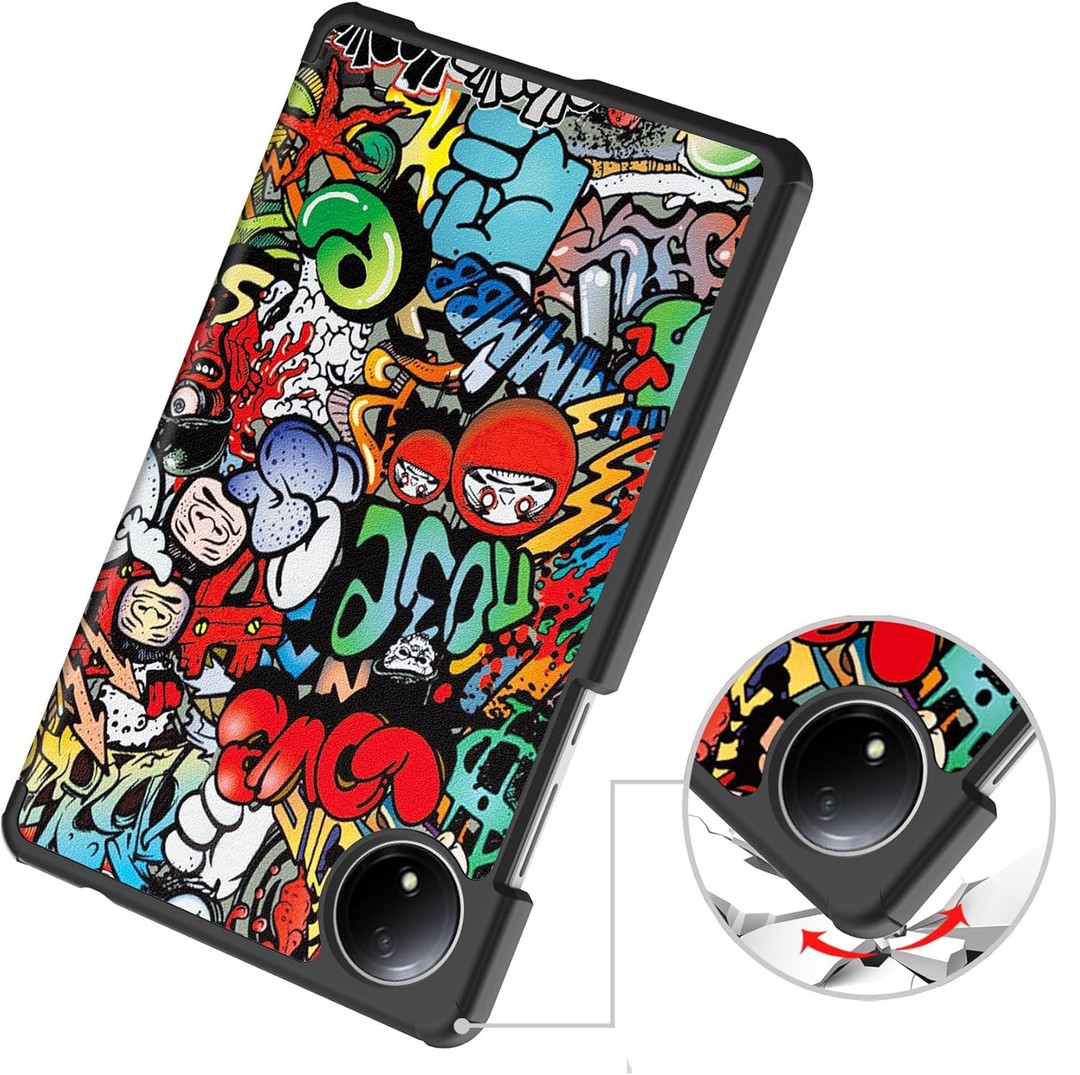 Чохол-книжка BeCover Smart Case для Xiaomi Redmi Pad SE 8.7" Graffiti-2