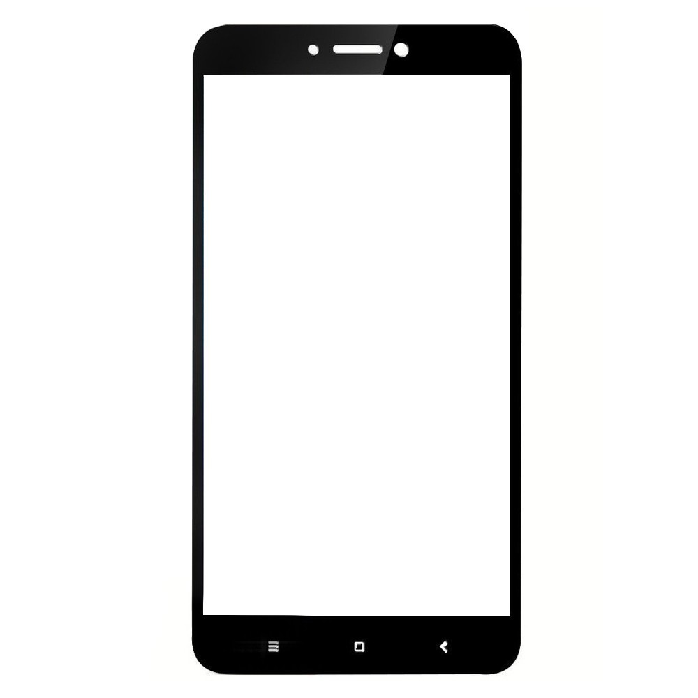 Захисне скло Full Glue для Xiaomi Mi Max 1/2 з чорною рамкою-0