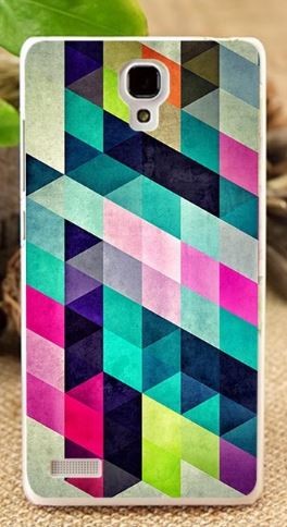 Накладка для Xiaomi Redmi Note 2 "Ромби" (пластик)-0