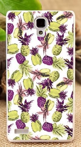 Накладка для Xiaomi Redmi Note 2 "Ананаси" (пластик)-0