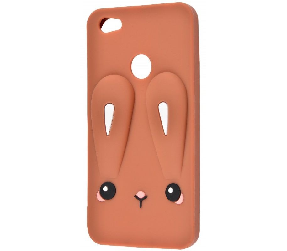 Накладка TOYS для  Xiaomi Redmi Note 5 Prime Кролик коричневий плаский 3D-0