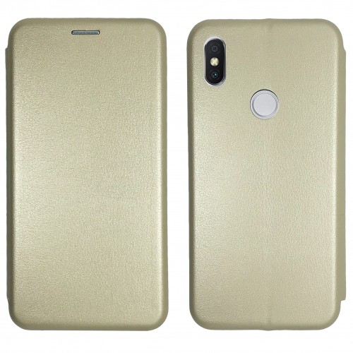 Книжка Premium для Xiaomi M A2/Mi 6x Золота-0