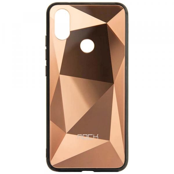 Накладка ROCK 3D Crystal  Xiaomi Mi A2 (Розовое золото)-0