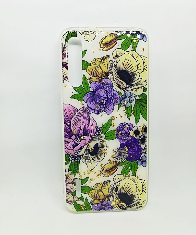Накладка Glitter для Xiaomi Mi A3/CC9e "Квіти мікс"-0