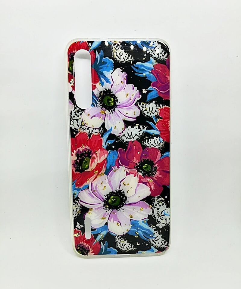 Накладка Glitter для Xiaomi Mi A3/CC9e "Анемони"-0