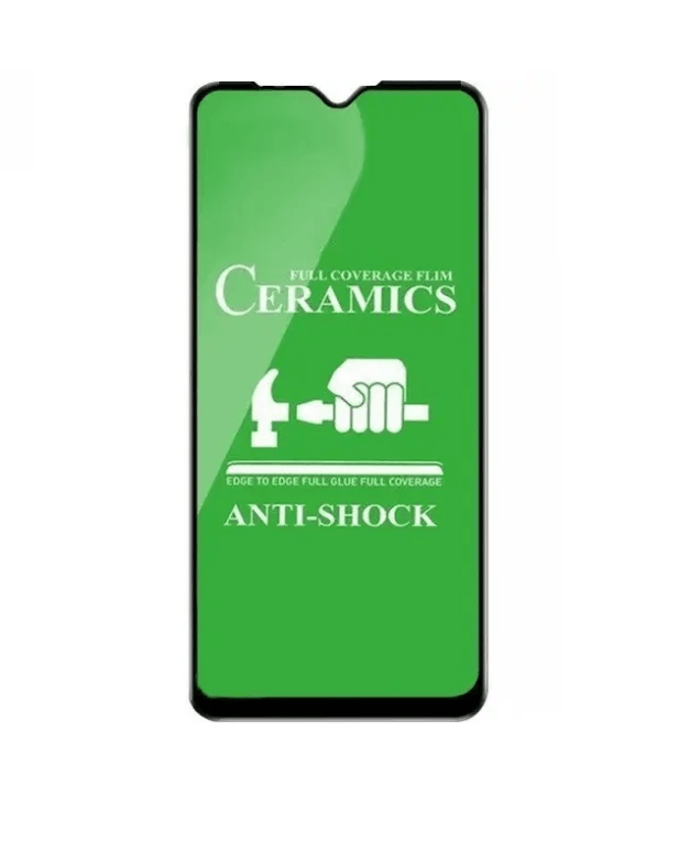 Гнучке скло Ceramic для XIAOMI Mi A3 / CC9E  з чорною рамкою-0