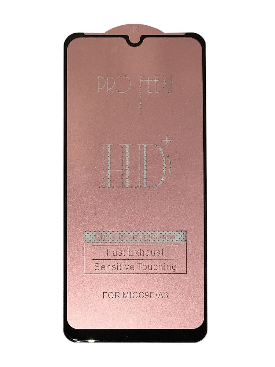 Захисне скло Flexi HD+ для Xiaomi Mi A3/CC9E з чорною рамкою-0
