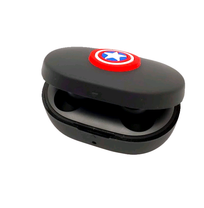 Чохол DK Silicone Marvel Series Print (MSP01) для Xiaomi Redmi AirDots Капітан-0