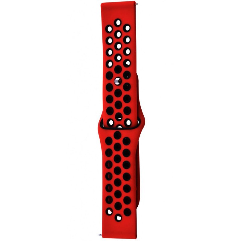 Ремінець Sport Nike+ для Xiaomi Amazfit/Samsung 20 mm (red/black)-0