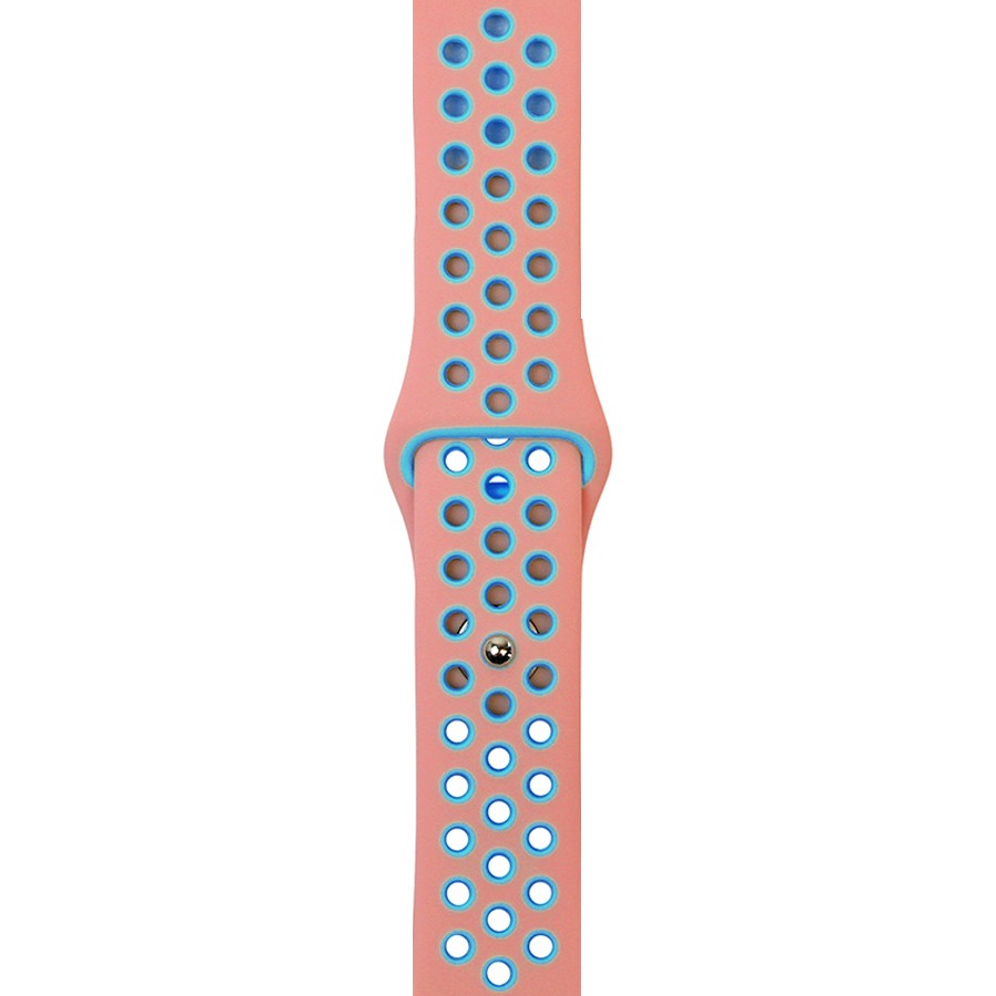 Ремінець Sport Nike+ для Xiaomi Amazfit/Samsung 20 mm (light pink/marine green)-0