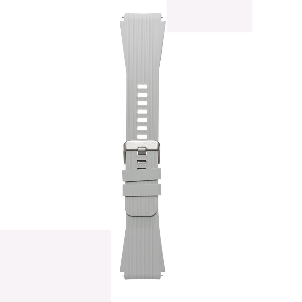 Ремінець для  Samsung Gear S3/S2 Line Silicon 20mm (Silver)-0
