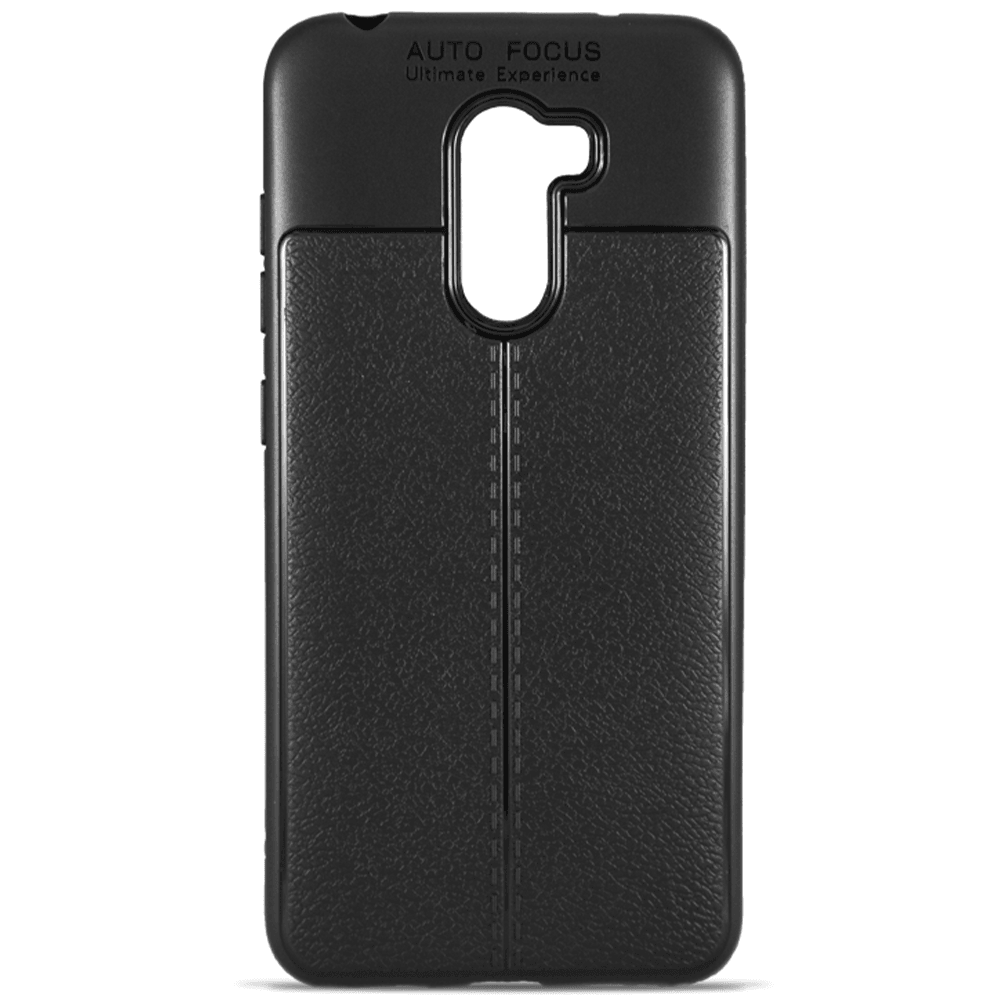 Накладка Ultimate Experience Leather для Xiaomi Pocophone F1 чорна-0